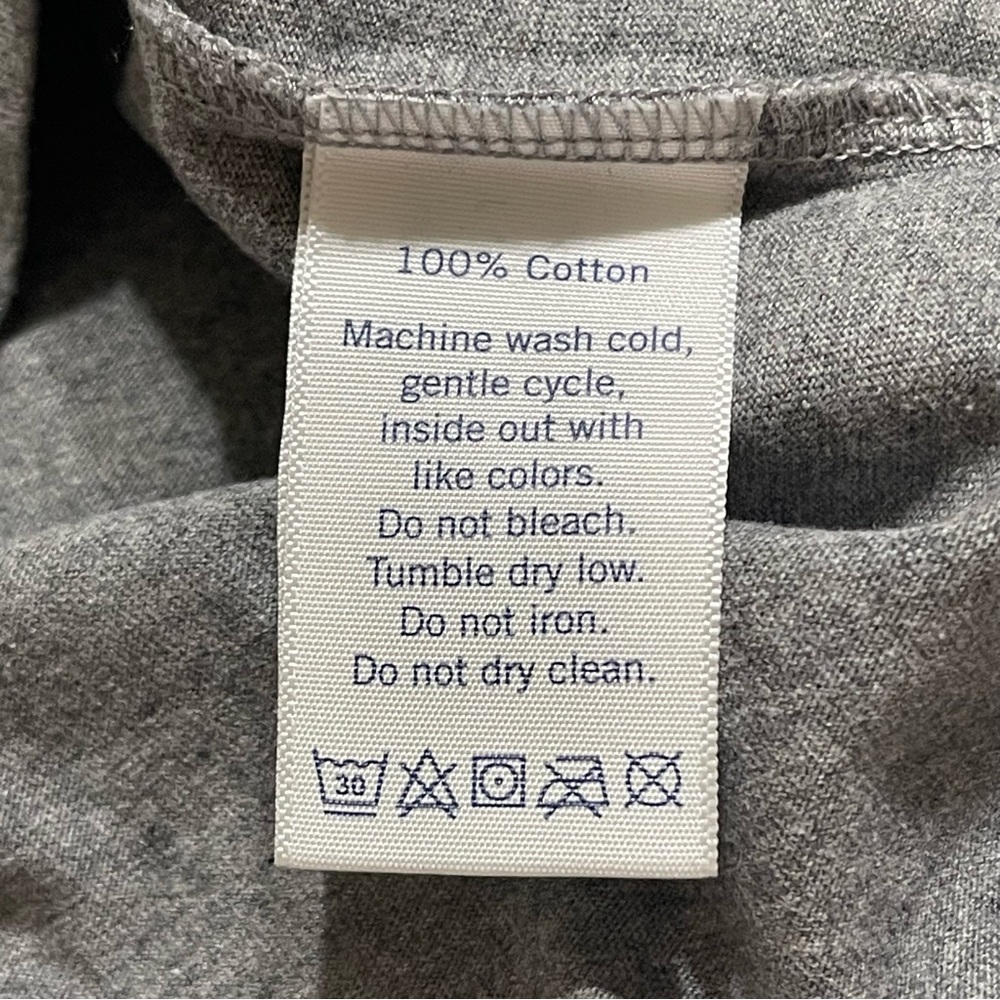 Clare V. Classic Tee Oui Grey Melange - Picture 9 of 15